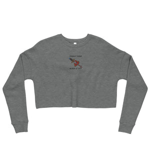 BLEED IT OUT - Crop Sweatshirt